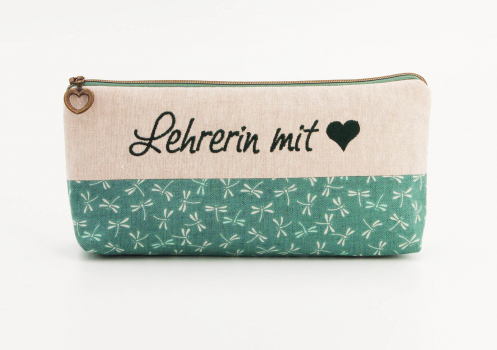 Mäppchen, Stiftemäppchen Lehrerin mit ❤